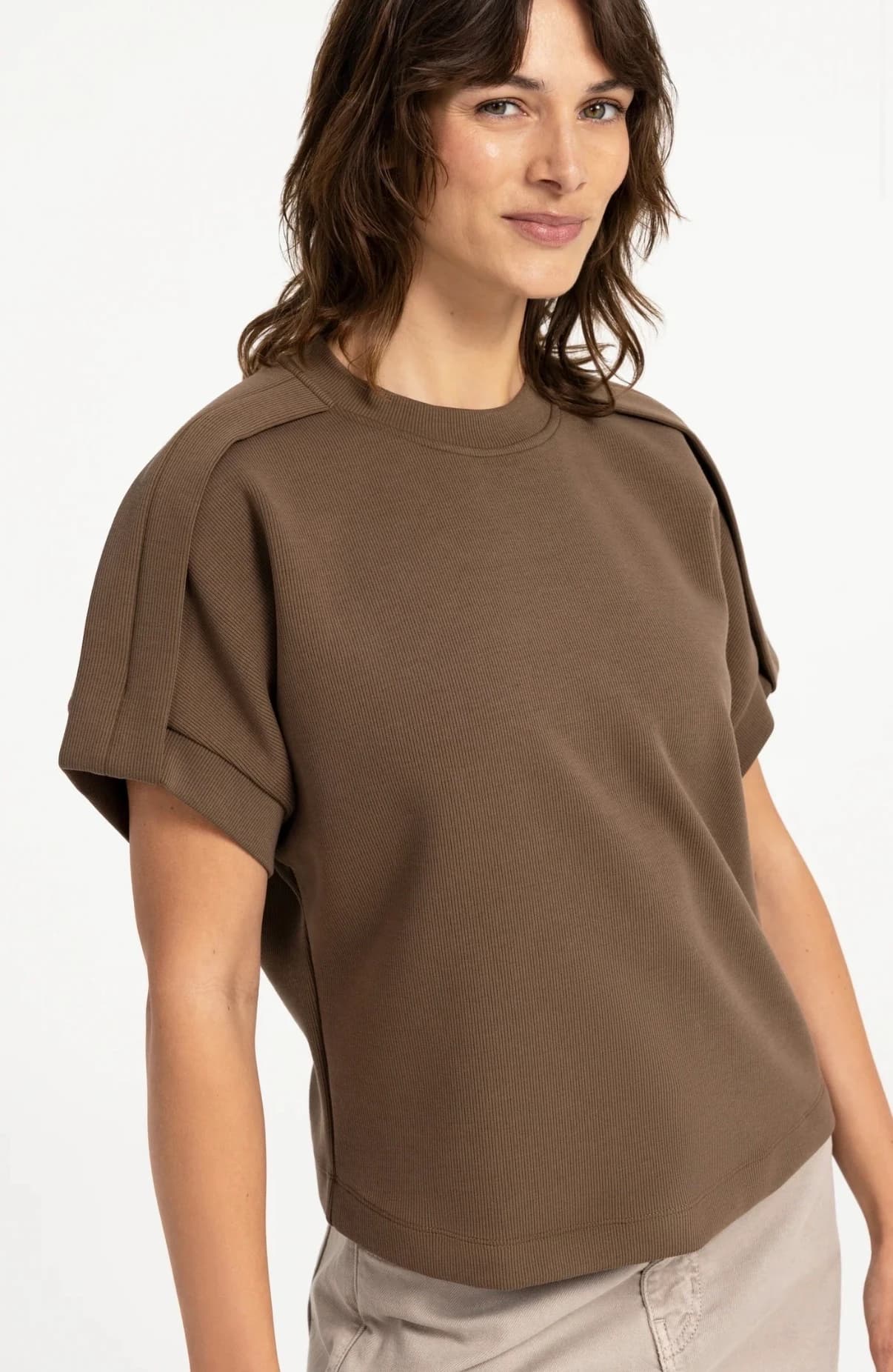 SWEAT YAYA Teak Brown
