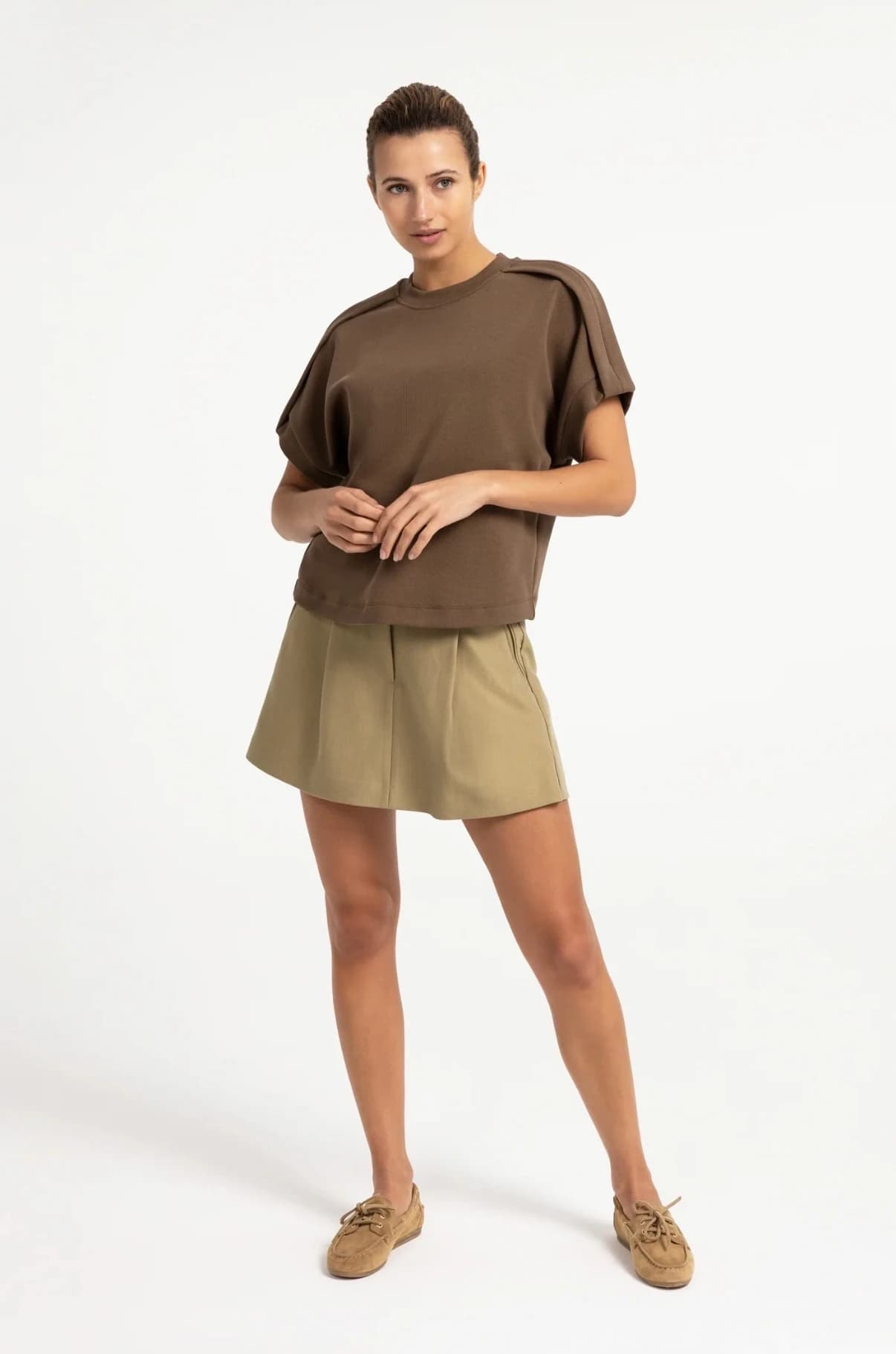 SWEAT YAYA Teak Brown