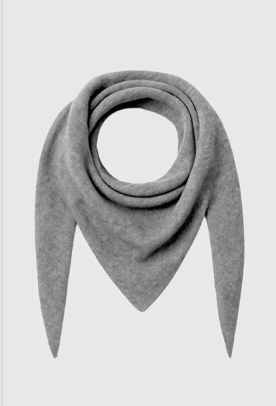 ECHARPE TRIANGLE Gris chine