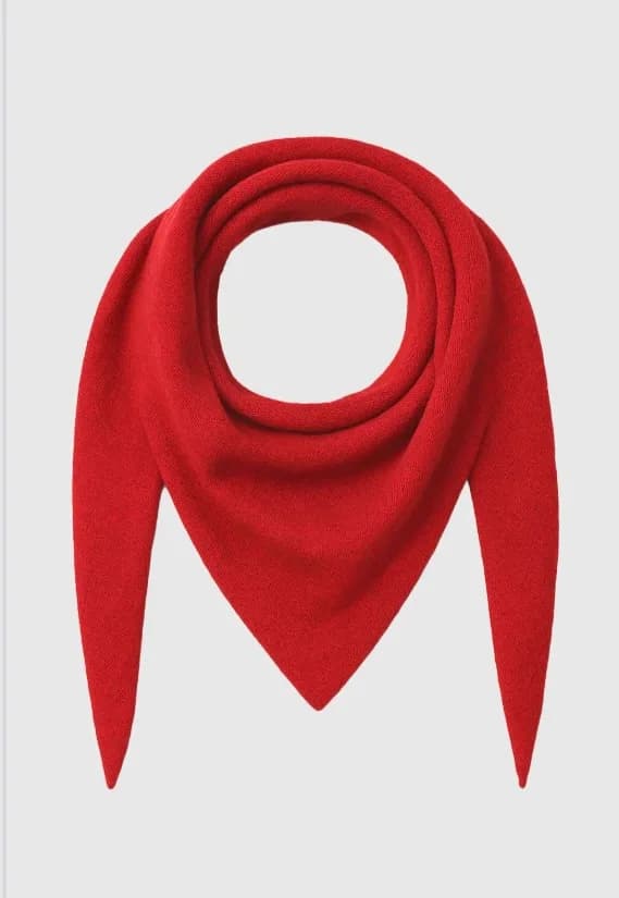 ECHARPE TRIANGLE Gris chine