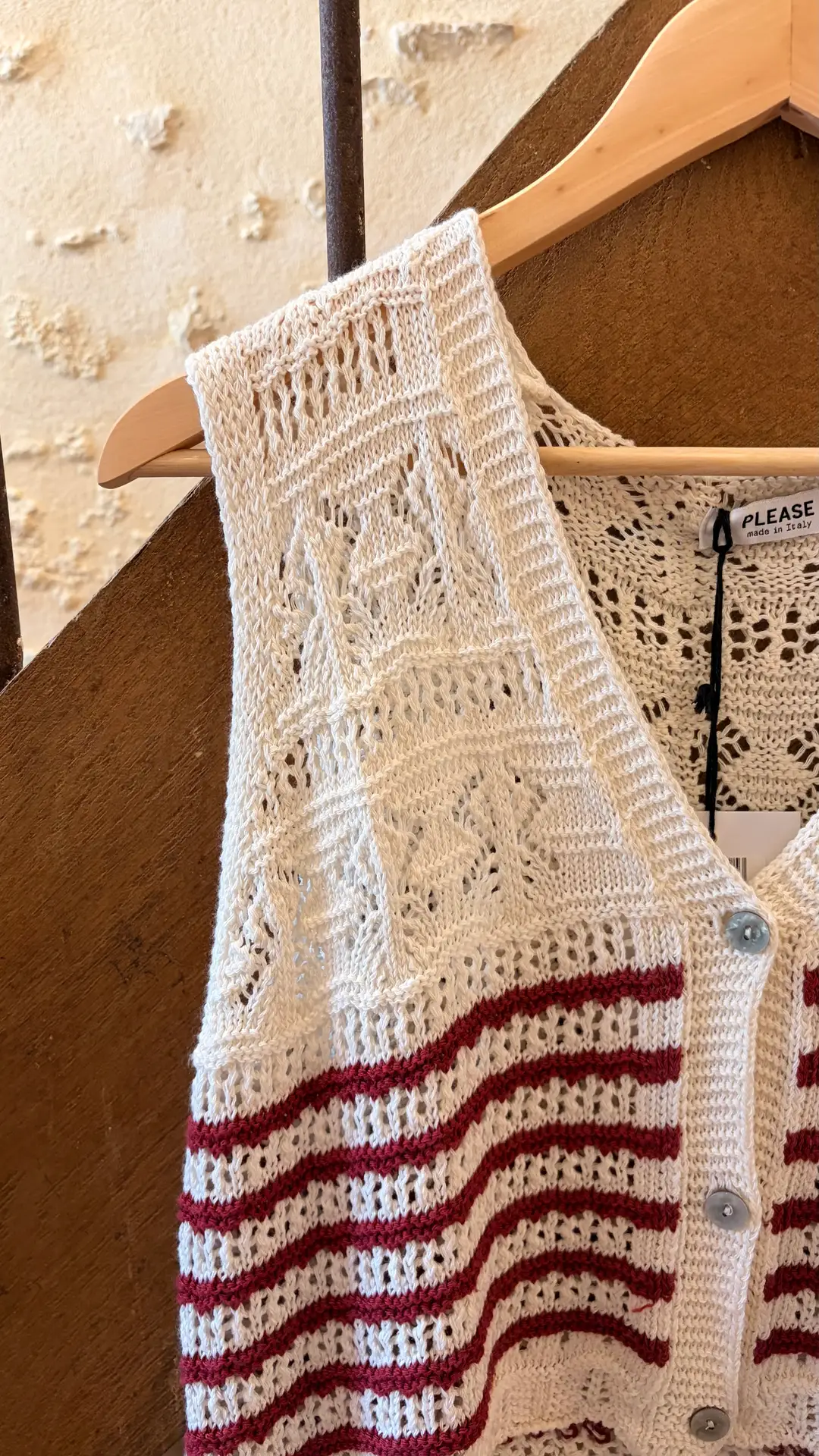 PLEA CARDIGAN Rayé