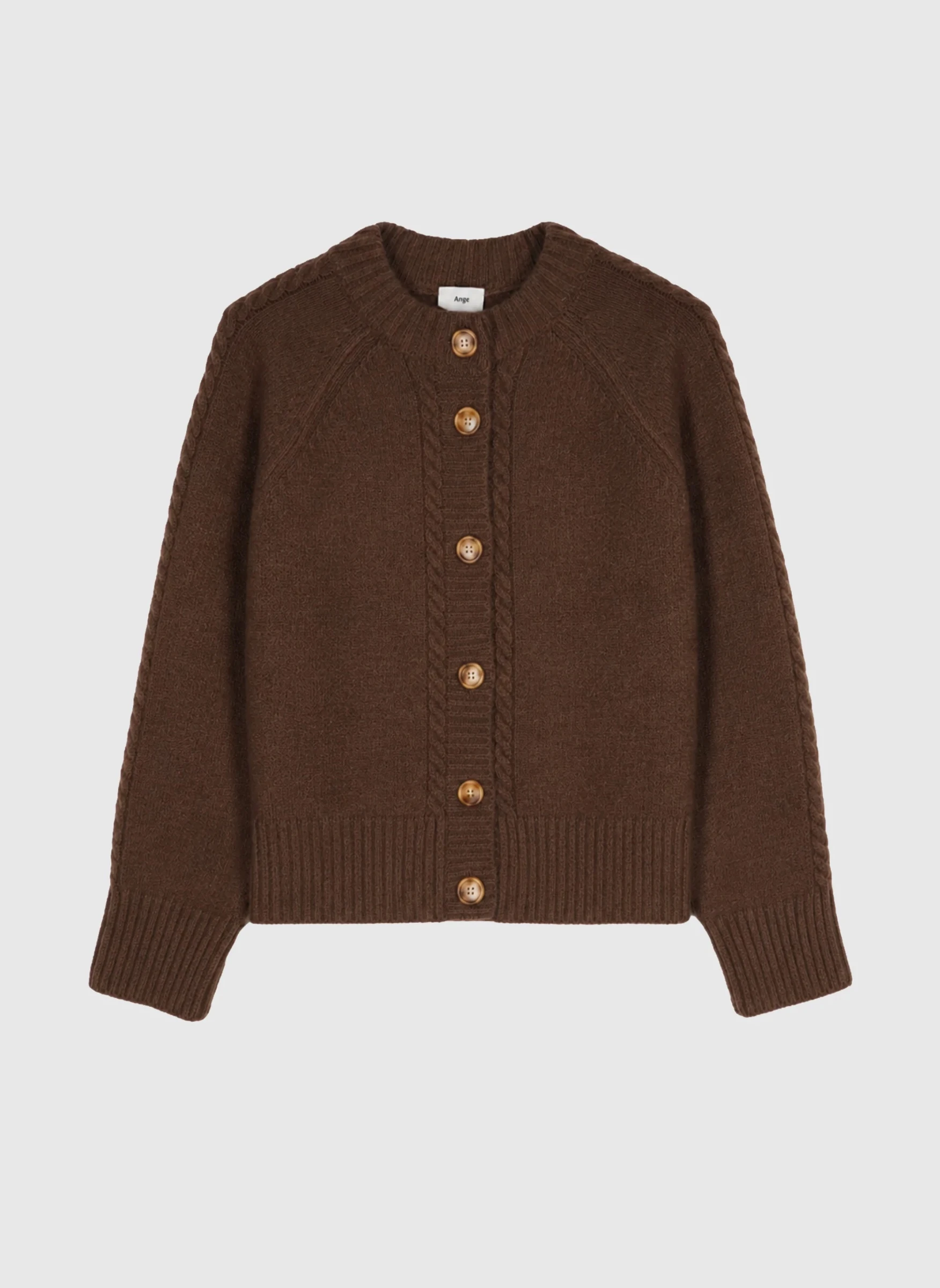 GILET LESSY Moka/chocolat