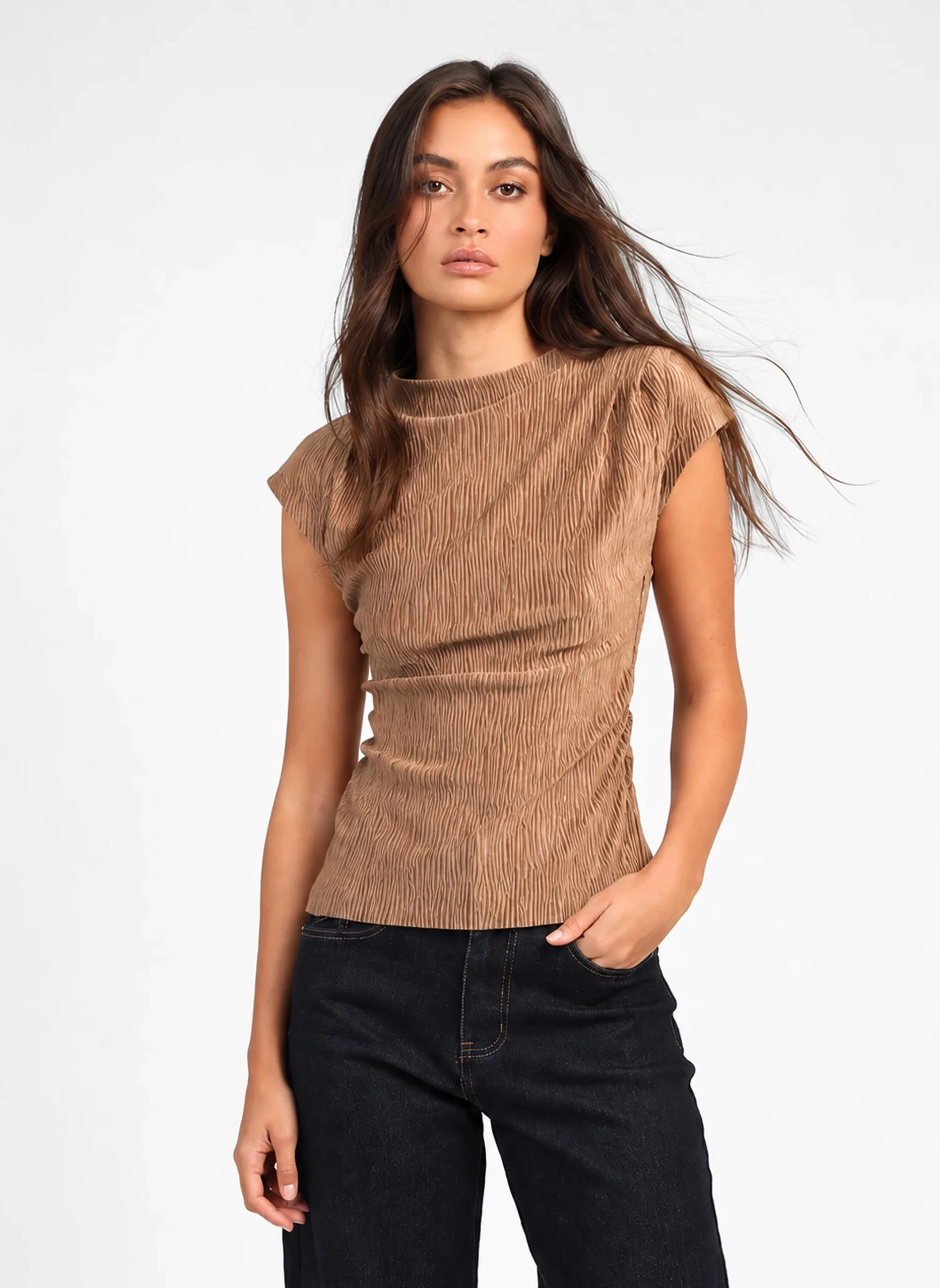 TOP ALOANE Beige