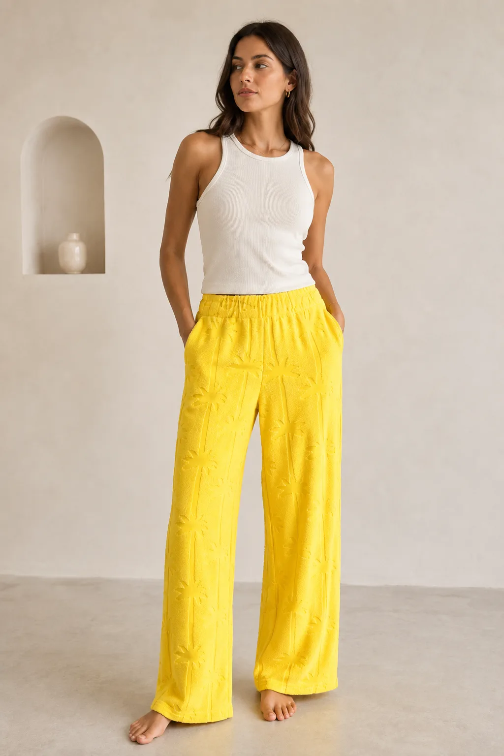 PALM PANTS Jaune