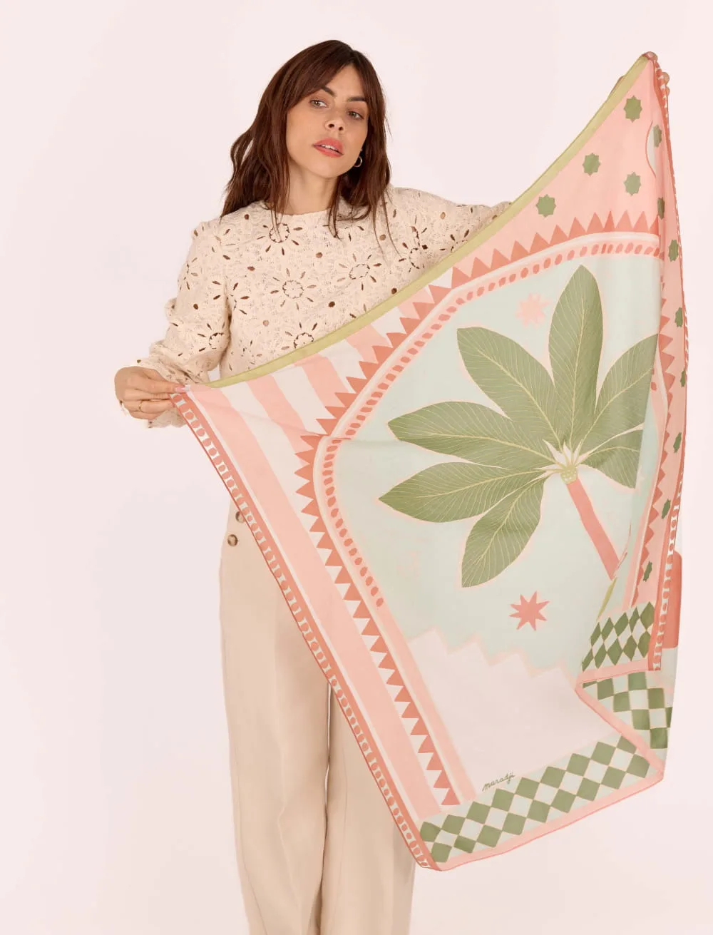 PEACH SCARF Riad