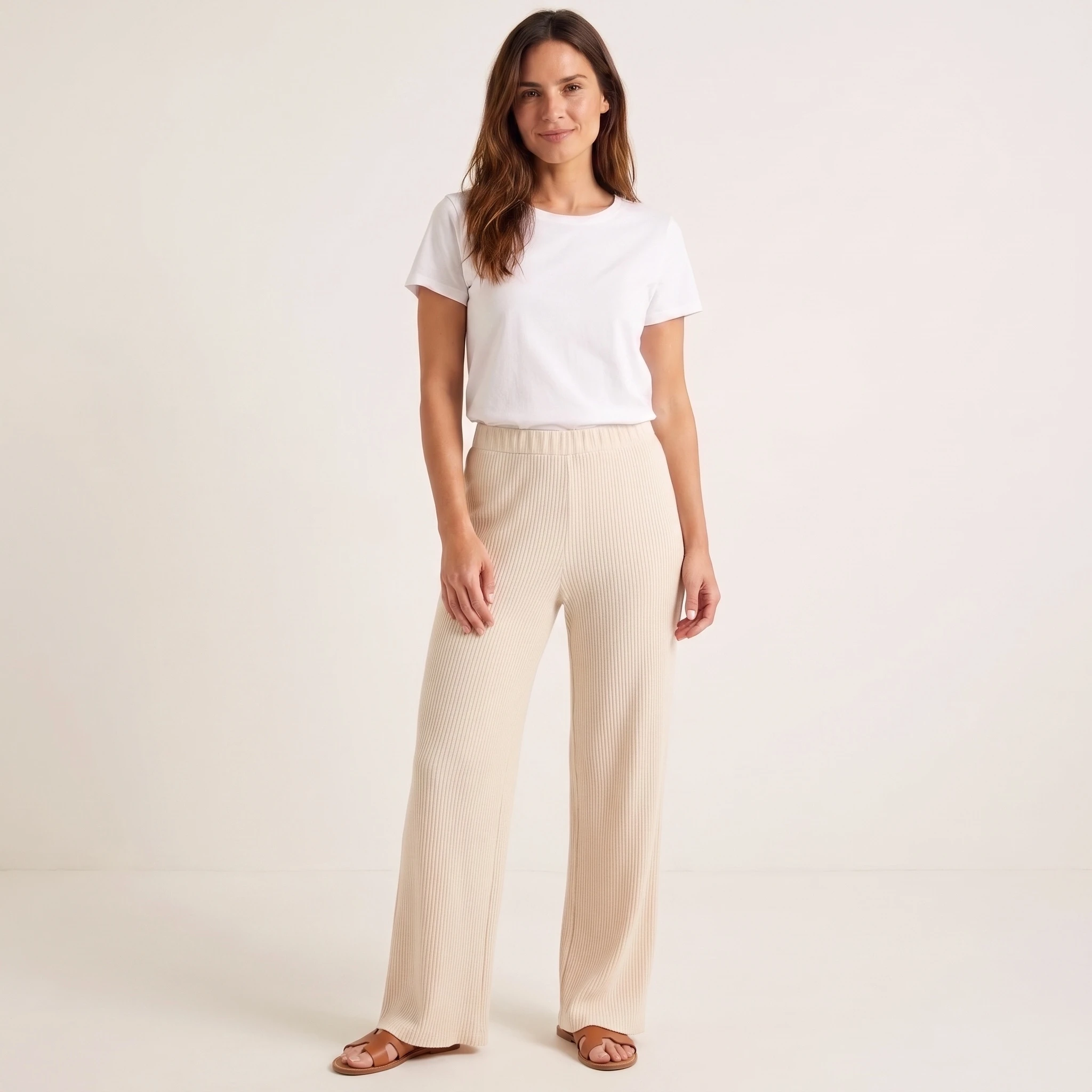 PANTALON PAULETTA Ecru