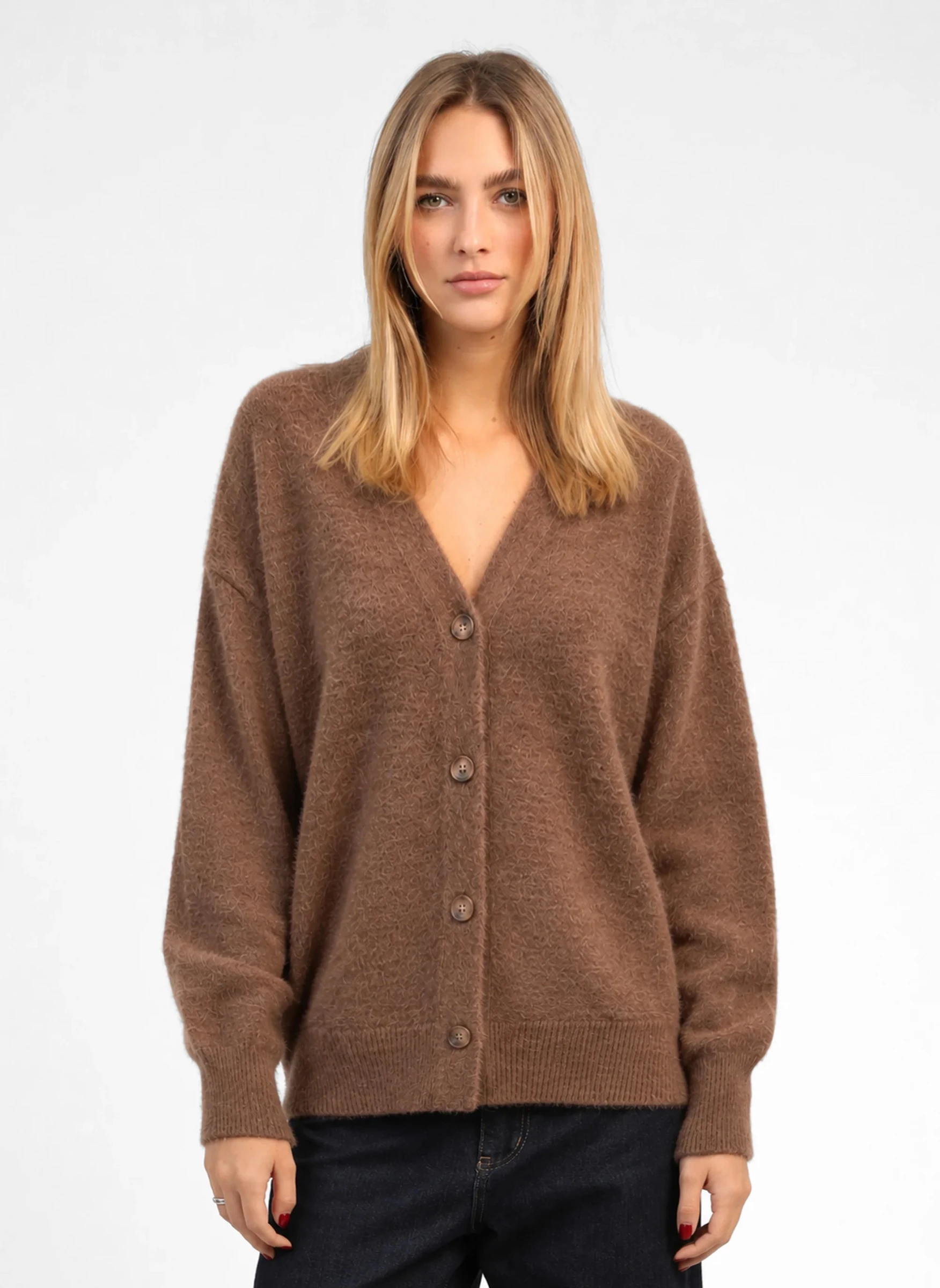 GILET NOÉMA Brun