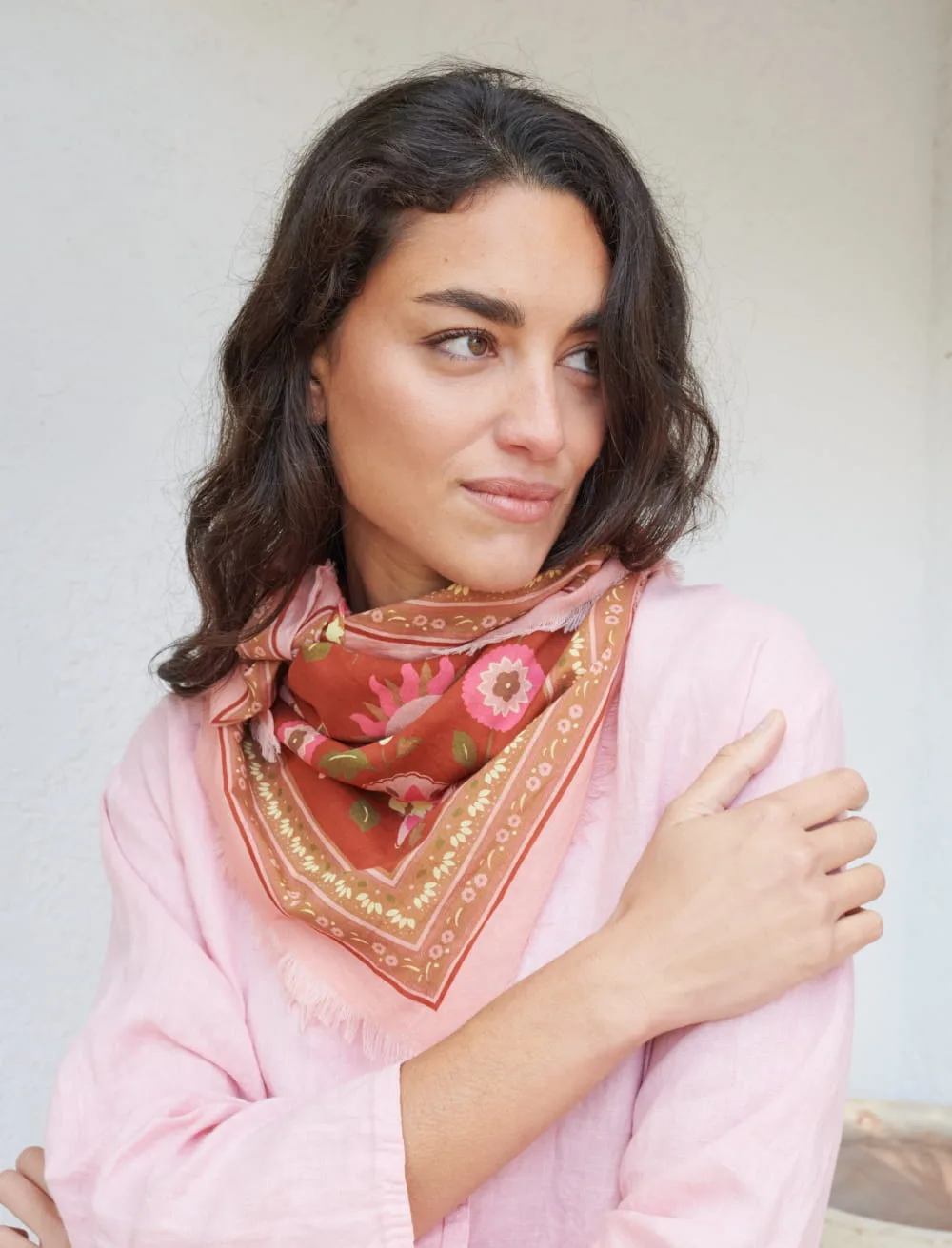 FOULARD BOHEMIA Terracotta