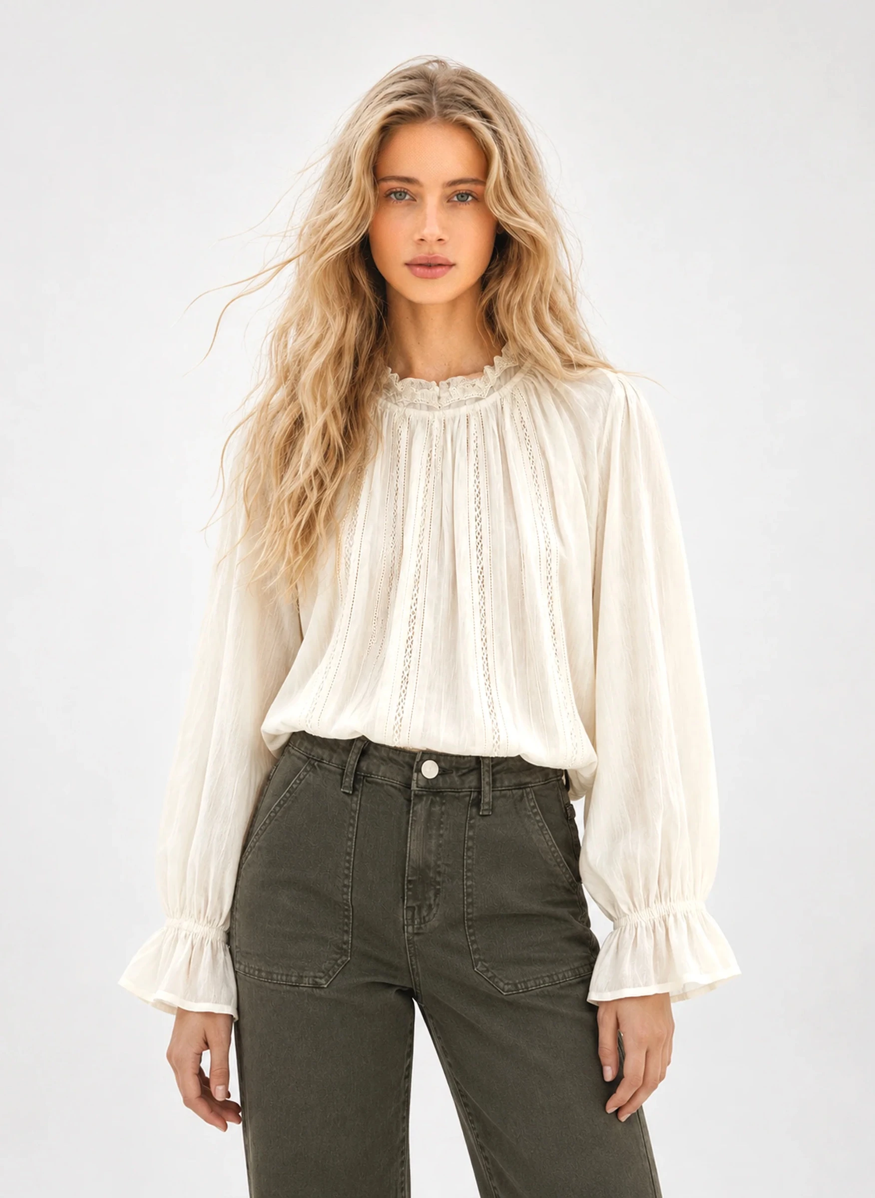 BLOUSE SALOU Ecru