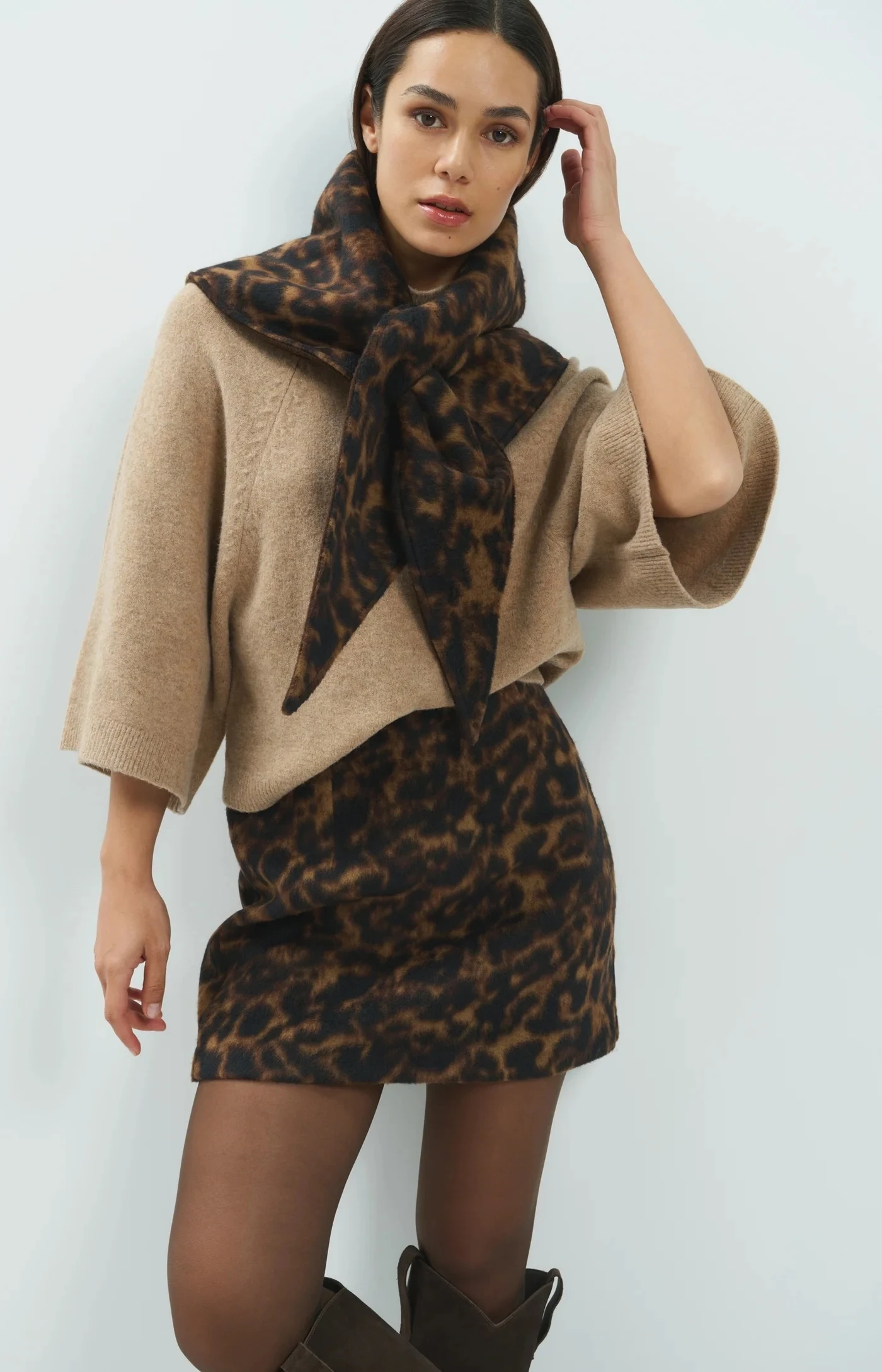 LÉOPARD SKIRT