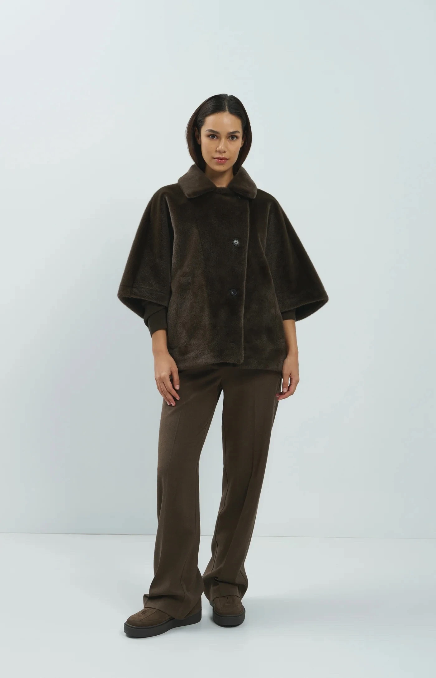 PANTALON TAILLEUR Brun