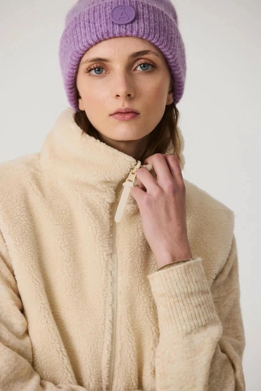VESTE IS Blanc cassé