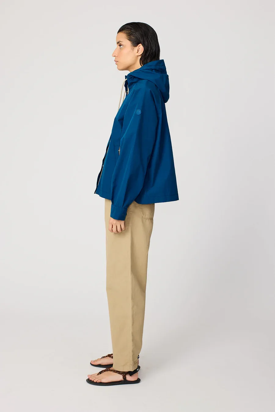 DHUDA RAINCOAT Bleu opal